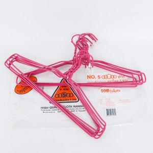 ไม้แขวนเสื้อ ตรา 5 ห่วง ตำนานความทนทาน มีหลายสี