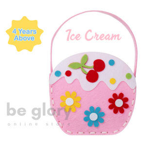 Kid DIY Bag Handbag Handcraft Non-Woven Sewing Bag Kindergarten Art Craft Kids Door Gift Beg Kanak 手工包包