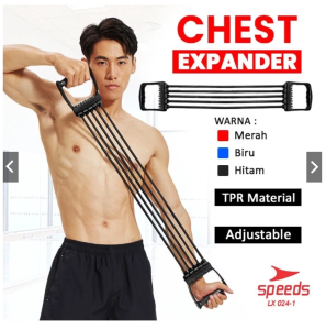 SPEEDS Spring Chest Pull Ekspander Fitness Training Home Workout Quality Gym Import Otot 024-1