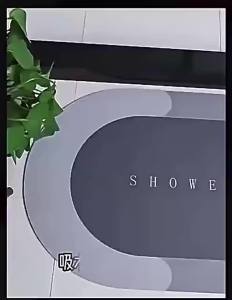 LZD  Cartoon Bathroom Mats Bathroom Kitchen Hydrophilic Pad Door Soft Foot Mat Quick-Drying Non-Slip Mat Entrance Door Door Mat