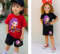 Mira, Zoey & Rumi Solo Merch Terno Set for Kids 1–8 Years Old – T-Shirt, Shorts & Cap | OOTD Fashion Outfit. 