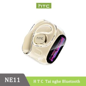 HTC NE11 Tai nghe dịch thuật AI Tai nghe không dây Bluetooth 6.0 Với màn hình cảm ứng hiển thị LED Chống nước IPX5 Tai nghe thể thao