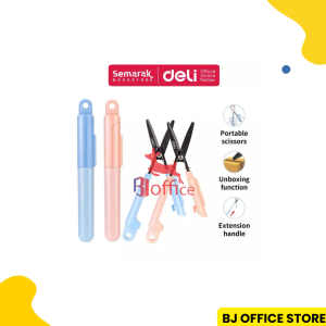 Gunting Travel Deli Lucu 77761 Portable Scissors