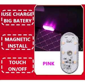 Lampu Plafon Mobil LED Free USB/Lampu Kabin Mobil Lampu Sentuh Tempel Interior Mobil