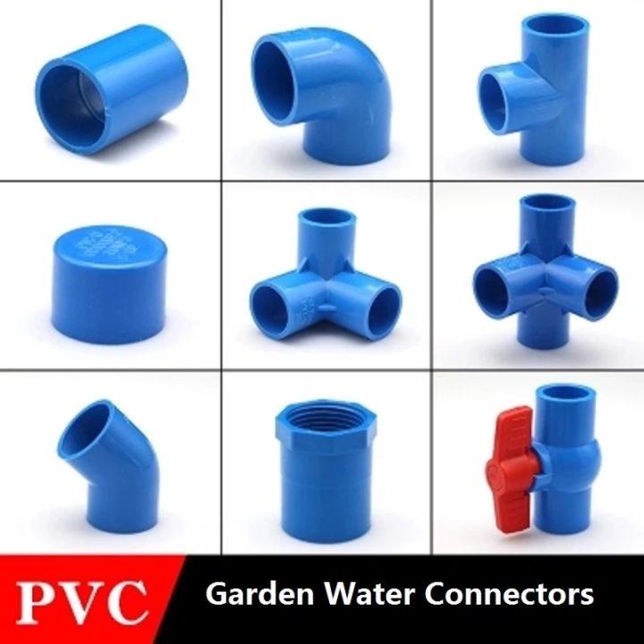 【Small Tools】⊙ Blue PVC Pipe Connector 3Way 4 Way 5Way 6Way/ Water