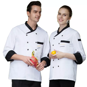 M-2XL Catering Uniform For Men/Women Chef Uniform Hotel Chef Uniforms Ready Stock Chef Uniform Men  Hotel Kitchen And Bakery Work Uniform