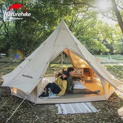 Lều cắm trại mông cổ glamping 5-8 người Thương hiệu NatureHike mã sản phẩm NH20ZP005 NH20ZP004
