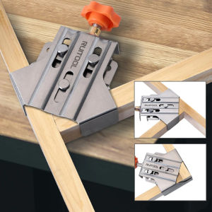 [COD]Woodworking Right Angle Clamp Carpenter Quick Positioning Clamp Stainless Steel 90 Degree Fixing Corner Clips for Wood Panel