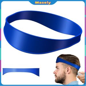 Masely Hair Trimming Hairband for Home DIY Haircuts Soft Portable Silicone Hairband