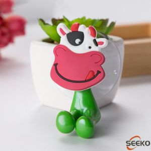 Seeko Cute Cartoon Animal Bathroom Plastic Toothbrush Holder