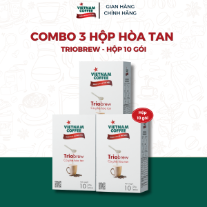 Cà phê hòa tan Triobrew VIETNAM COFFEE hộp 10 gói 20g/gói