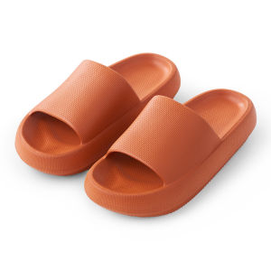 Free Shipping Comfortable Thick-Soled Summer Slippers For Home Bathroom And Shower Use WomenS And MenS Styles Available Quiet Indoor Slippers For Couples
