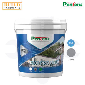 PENTENS T-200 PRO Fiber 5kg/20kg Ultimate Elastic Acrylic Waterproofing Coating - Grey