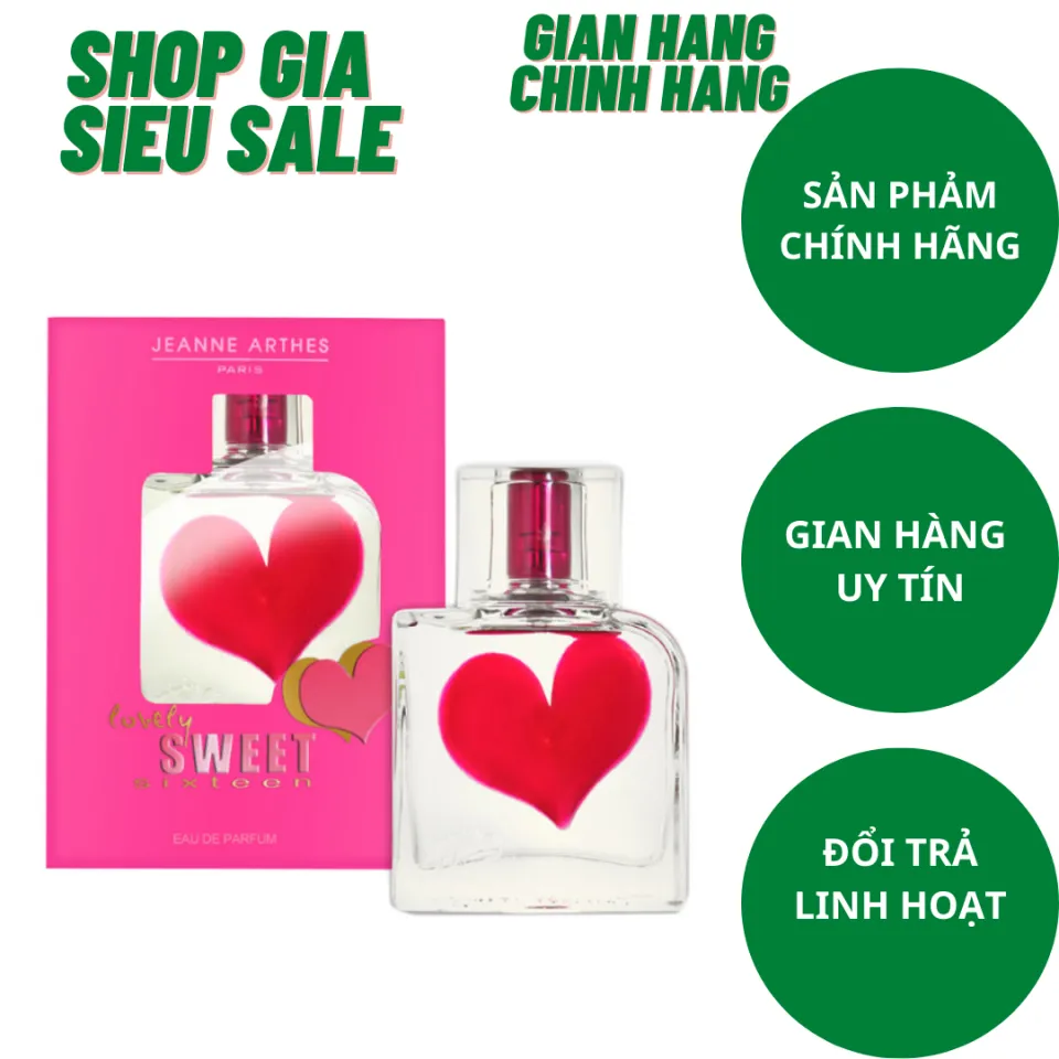 HCM]Nước Hoa LOVELY SWEET SIXTEEN 50ml | Lazada.vn