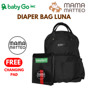 BABYGO Inc Luna Diaper Bag / Tas Punggung Backpack Organizer Barang Perlengkapan Bayi / BABY GO