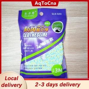 [COD] AqToCna Ship within 24 hours Thickened Non-Slip Clothesline Windproof Clothesline Quilt Airing Rope Outdoor Travel Household Drying Line Tools