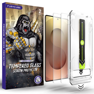 Furycube HD Screen Protector For Samsung Galaxy S24 S25 S26 Ultra 2Pcs Full Cover Tempered Glass Dust Removal