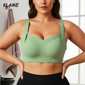 Klame Kích thước M-2XL cốc có thể tháo rời của phụ nữ không gọng thép liền mạch nâng màu trơn Áo ngực klm1305