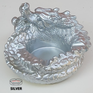 ASBAK ROKO UNIK NAGA/DRAGON HOME DECORATION FULL WARNA