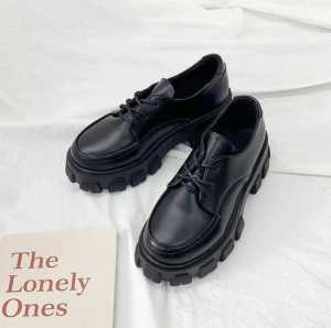 MK OLSHOP01 Sepatu Wanita Docmart Hitam Sepatu Oxford Wanita Premium Best Quality Terlaris 2024