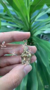 Móc khóa đồng hình con giáp mini