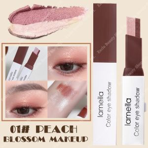 Eye Shadow Stick Double Colors Waterproof Long Lasting eye makeup quick-apply matte Velvet Gradient eyeshadow pencil