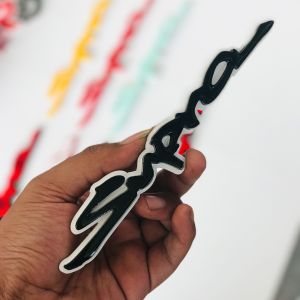 EMBLEM MOBIL SUPRA EKSTERIOR MOBIL DENGAN VARIASI TIMBUL 3D BAHAN FIBERGLASS