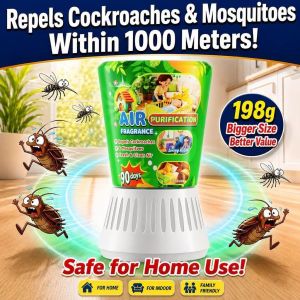 SSG Mosquito Repellent Fragrance Box Plant‑Based Insect Repellent Safe for Baby Children Indoor Use for Bedroom Kitchen Bathroom Portable Repellent for Outdoor Travel Camping Hiking