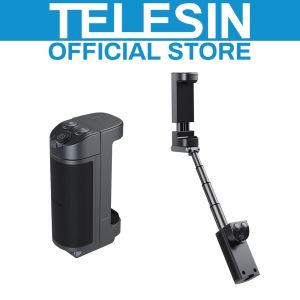 TELESIN Phone Holder Camera Grip Bluetooth Remote Selfie Stick