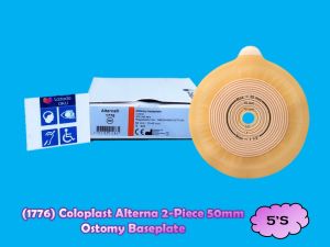 (1776) Coloplast Alterna 2-Piece 50mm Ostomy Baseplate  5s