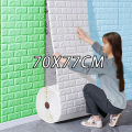 70x77cm Wallpaper foam self-adhesive bricks Stickers waterproof for Rough Wall cement wall paper for wall. 