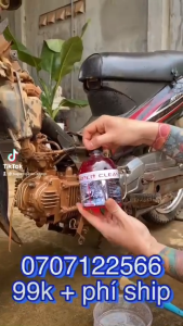 [TẶNG CỌ DETAILING + VÒI XỊT] DUNG DỊCH TẨY RỬA LỐC MÁY ĐẦU BÒ GẦM MÁY KHÔNG CHẠM Super Clean SIÊU SẠCH | dùng cho Xe MÁY Ô TÔ