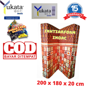 Kasur Lipat 2 Busa Inoac yukata No 1 Tebal 20 cm Ukuran 200x180x20 cm Garansi 15 Tahun Grosir kasur
