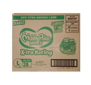 Mamypoko 1 Karton Xtra Kering 12 Jam S38 M32 L28 XL26