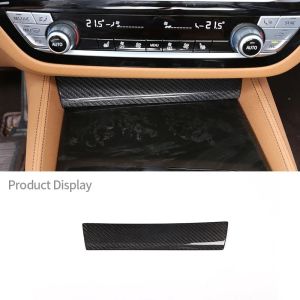 mv1 For BMW 5 Series G30 G32 G38 F90 M5 6GT 2018-2023 Real Carbon Fiber Car Center Console Dashboard Trim Gear Shift Car Accessories B9K4H
