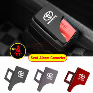 Toyota Vios Yaris Corolla Cross CHR หัวเข็มขัดนิรภัยในรถยนต์ หัวเข็มขัดนิรภัยในรถยนต์ คลิปโลหะเข็มขัดนิรภัย ที่ใส่เข็มขัดนิรภัย คําเตือนที่นั่ง