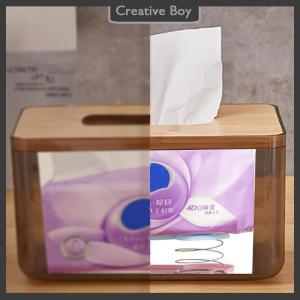 [Creative] Creative Spring Holder Tissue Box Automatic Lift Spring Loaded Tissue Box Tissue Spring Bracket Car Tissue Box Spring Holder