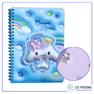 Hardcover Notebook Diary Children Kids 112 Pages Cartoon Anime