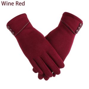 JAYQQ Graceful Windproof Winter Warm Driving Mittens Plus Velvet Touch Screen Gloves Skiing Gloves