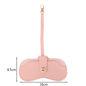 【♡Lovely girls house♡】Leather Sunglasses Bag Portable Soft Leather Glasses Case Holder Sunglasses Organizer