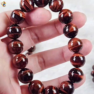 Collection Ceiling Grade Red Tiger Eyes Bracelet