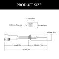 USB C Bộ chia POE USB C 48V đến 5V 2.4A cho khoảng cách dài cáp Ethernet sử dụng 10/100mbps Bộ chuyển đổi Ethernet cho nhà. 