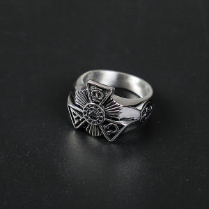 Pure Stainless Steel Solid APO Ring for Ladies Size 5-11