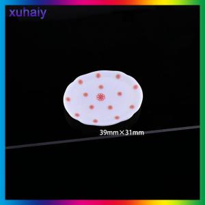 xuhaiy 5 cái 1/12 Dollhouse phim hoạt hình thực phẩm Tấm Dollhouse mini nhà bếp tấm trang trí