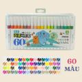 Hộp 60 bút màu Acrylic Marker ngòi nhọn. 