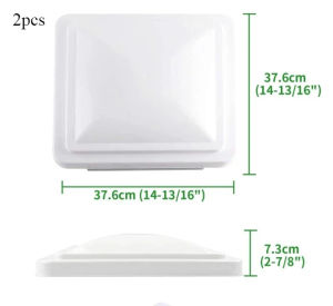 Universal RV Roof Vent Lid Replacement PP Plastic vent Cover Camper Trailer Vortex Vent Fan Accessories