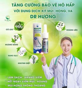 Dung dịch xịt mũi họng Va-Dr Hương