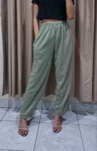 KS - Key Knit Pants // Kulot Knit Highwaist Wanita - Celana Kulot Knit Wanita Premium - Hornet Pants