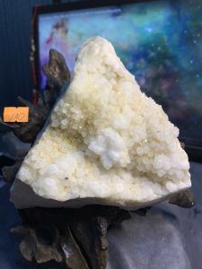 Đá thạch Anh trắng tán sắc pha lê tự nhiên trong suốt vàng Citrine thanh tẩy thiền định tarot cực mạnh Clear Quartz Natural 140