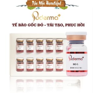Lọ Tế Bào Gốc Đỏ PUDERMA BIO-S Dùng tiêm trực tiếp trong liệu trình meso dưỡng da căng bóng hiệu quả sau 3 ngày. Dùng dưỡng phục hồi da tổn thương sau liệu trình meso vikim lăn kim lazer phục hồi da mỏng yếu da nhiễm corti